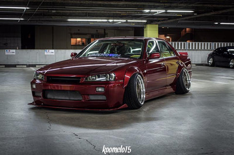 URAS Nissan Skyline R34 (ER34) Type Q 3-Piece Body Kit (4 Door)