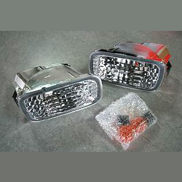 Wise Square Nissan Skyline R34 Crystal Bumper Turn Signals (Zenki)