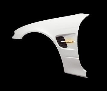 Wise Square Nissan Silvia S15 Front Fenders (Pair, with Fin Marker Ducts)