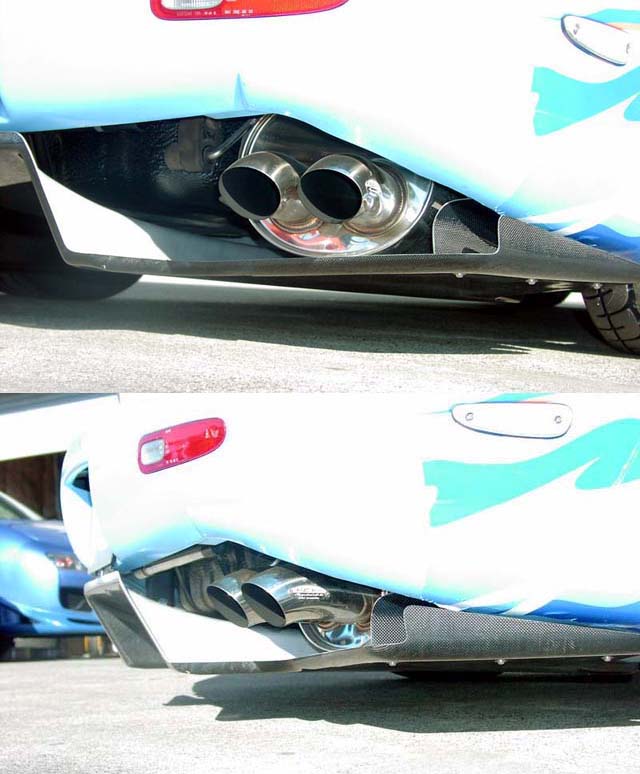RE Amemiya FD3S Twin Dolphin Tail Muffler