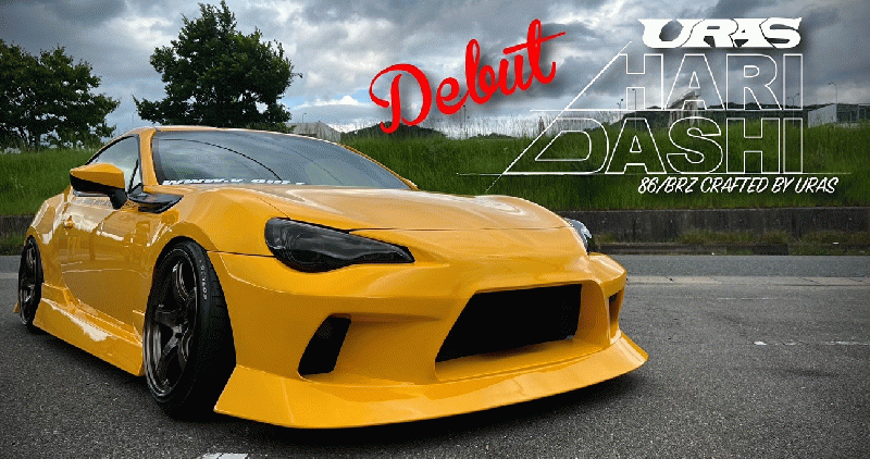 URAS Toyota 86 / Subaru BRZ (ZN6 / ZC6) Haridashi 3-Piece Body Kit