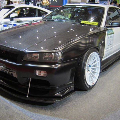 URAS Nissan Skyline R34 (ER34) Type RR Front and Rear Fender Set (2 Door)