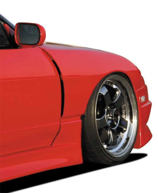 GP SPORTS Nissan Silvia S13 / 180SX R Aero Fenders G-SONIC AERO FENDER
