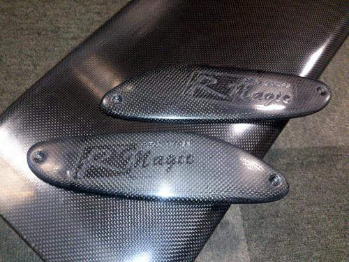 R Magic Mazda RX-7 (FD3S) Type 2 Carbon Rear Wing Replacement Blade and Side Covers