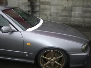 Toyoshima Craft Nissan Skyline R34 Bonnet Spoiler (FRP)