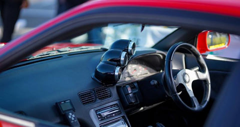 URAS Nissan Silvia S13 / 180SX Triple Gauge Meter Panel