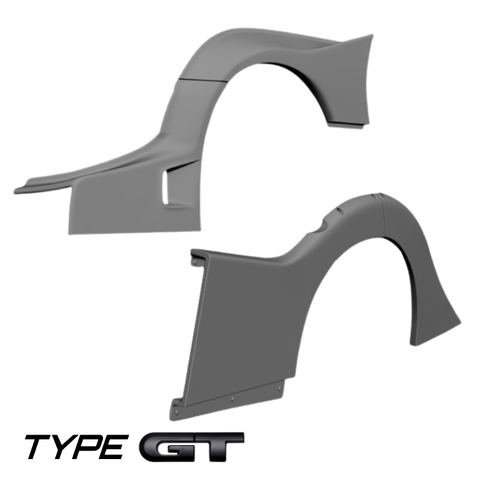 URAS Nissan Skyline R34 (ER34) Type GT 8-Piece Fender Kit (4 Door)