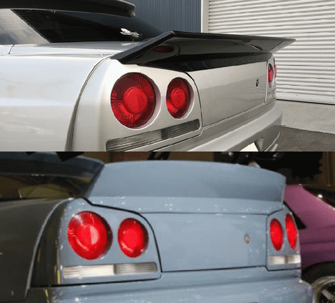 URAS Nissan Skyline R34 (ER34) Vertical Tail Fins (4 Door)