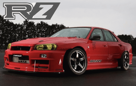 URAS Nissan Skyline R34 (ER34) Type RZ Rear Bumper (4 Door)