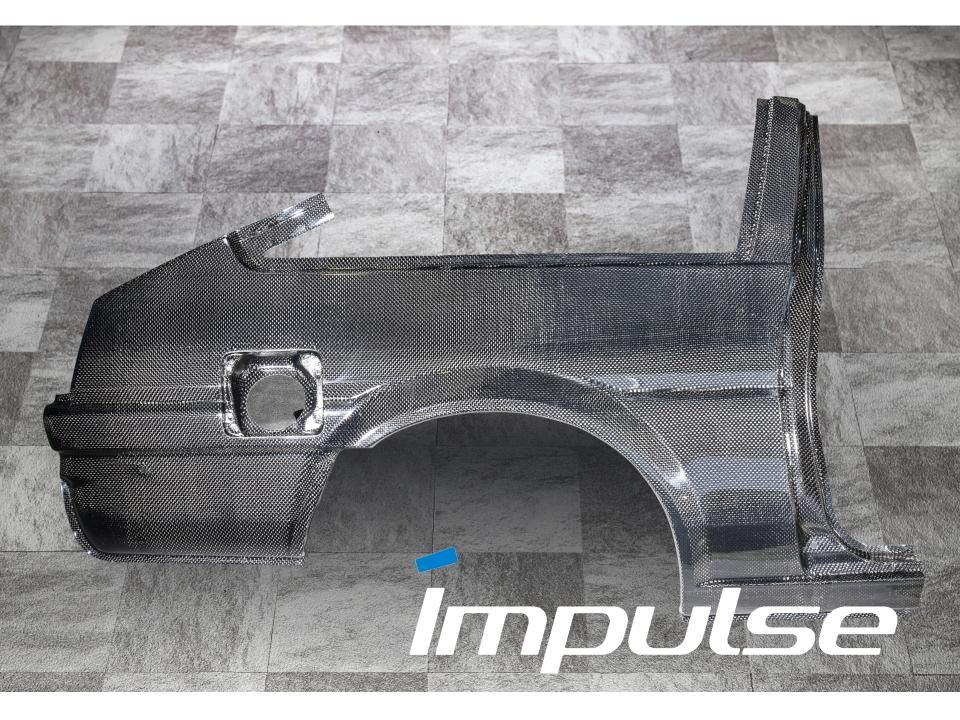 IMPULSE Toyota Corolla Levin / Trueno (AE86) Dry Carbon Rear Fender (3 Door, One Side)