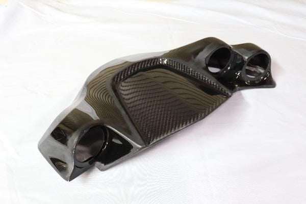 Garage Vary Toyota 86 / Subaru BRZ (ZN6 / ZC6) 86 Zenki Additional Gauge Hood (Black Gel FRP with Twill Carbon)