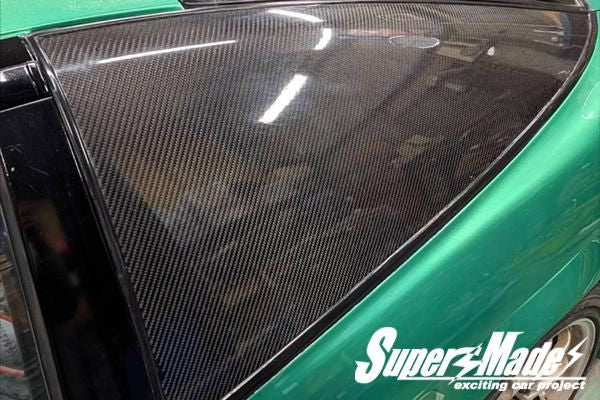 SuperMade Nissan 180SX (RPS13) Rear Quarter Window