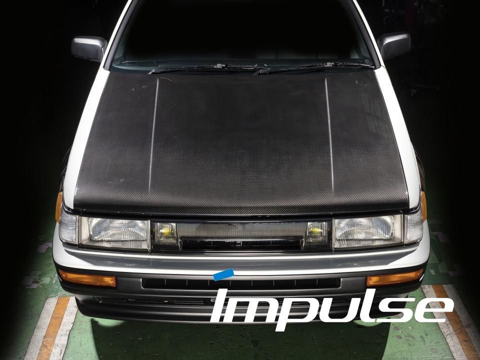 IMPULSE Toyota Corolla Levin / Trueno (AE86) Dry Carbon Bonnet