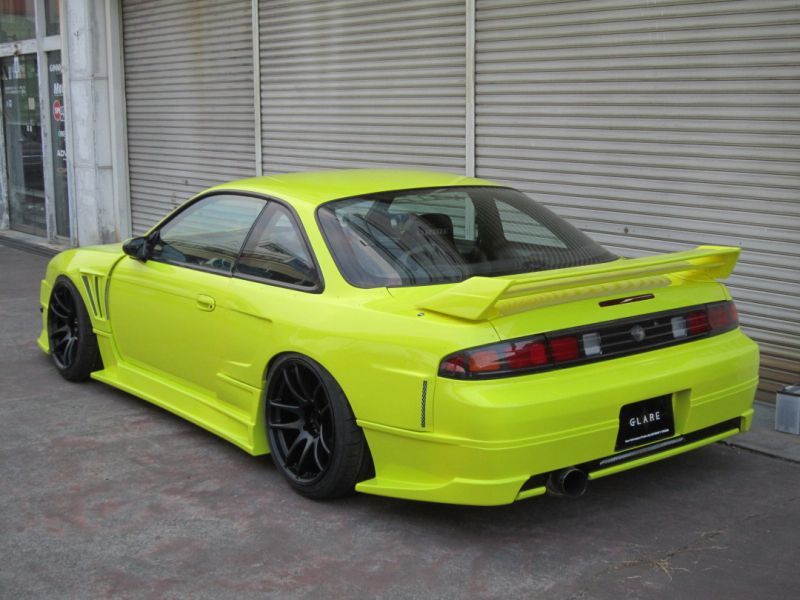 Car Modify Wonder Nissan Silvia (S14 Kouki) GLARE Twin-Blade Rear Wing