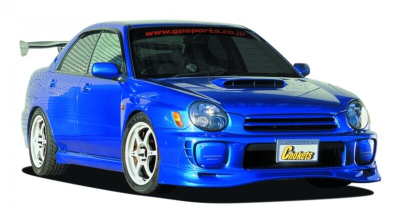 GP SPORTS Subaru Impreza WRX (GDB) Chokets Front Half Spoiler Spoiler Zenki