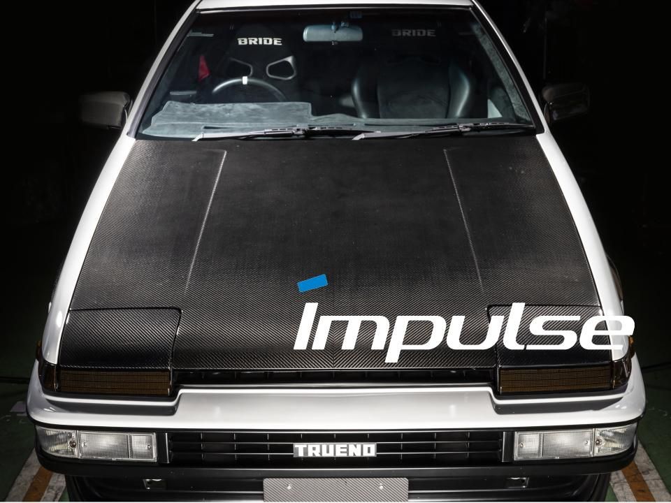 IMPULSE Toyota Corolla Levin / Trueno (AE86) Dry Carbon Bonnet