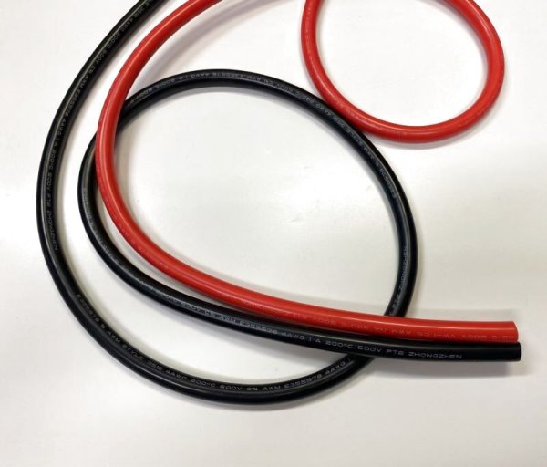 Do-Luck Heat-Resistant Silicone Battery Wire, 4AWG (per meter
