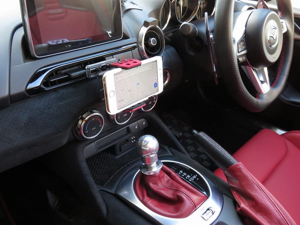 ZOOM ENGINEERING Universal Aluminum Phone Holder H510 (Vent Mount, Ball Joint)