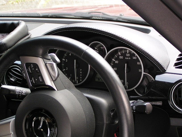 ZOOM ENGINEERING Mazda Roadster (NC) Meter Hood, Synthetic Leather Covered