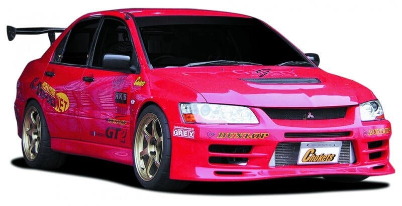 GP SPORTS Mitsubishi Lancer Evolution VIII (CT9A) Chokets Front Bumper Lancer Evolution VIII