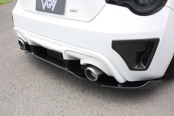 Garage Vary Toyota 86 / Subaru BRZ (ZN6 / ZC6) 86 Zenki Rear Diffuser with Slit Spoiler (FRP) 2