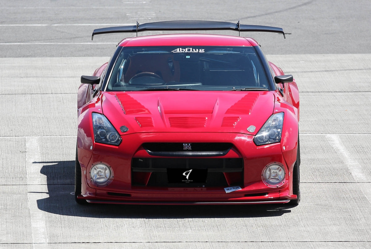 Abflug Nissan GT-R (R35) Swan Neck Rear Wing (W1830 x D240)