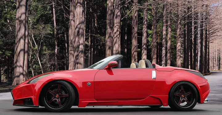 Abflug Fairlady Z33 Side Skirts (Spiral 350Z)