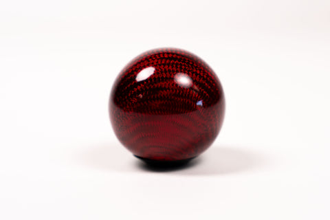Hitman Red Carbon Weighted Shift Knob (12x1.25, 10x1.25, 10x1.5, 8x1.25)