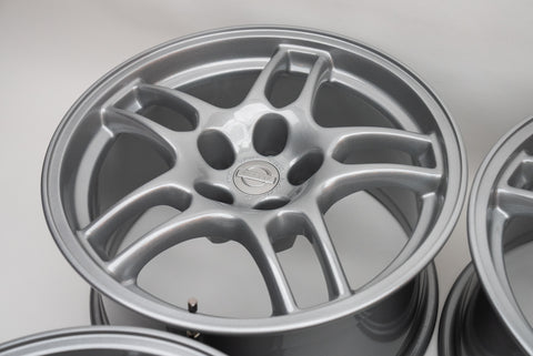 Nissan R33 GTR Wheel Reproduction Center Caps *Silver*