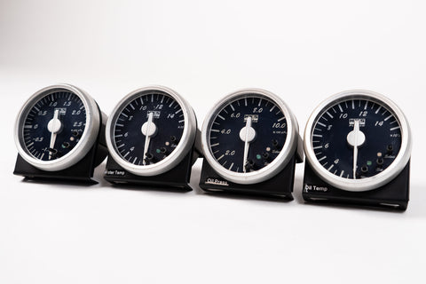 HKS Direct Bright Meter 60mm / Navy 4-Piece Gauge Set