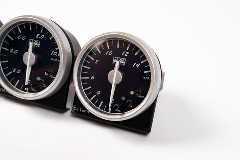 HKS Direct Bright Meter 60mm / Navy 4-Piece Gauge Set