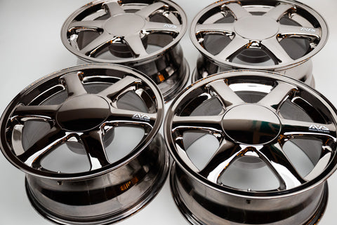Yokohama AVS VS6 18" 9J +18 (5x114.3) *Triple Black Chrome*
