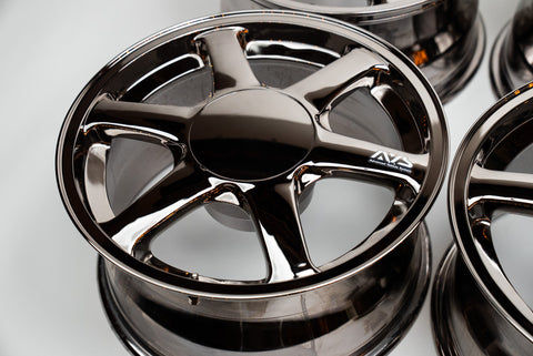 Yokohama AVS VS6 18" 9J +18 (5x114.3) *Triple Black Chrome*
