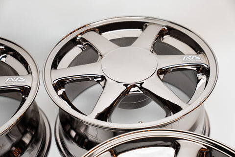 Yokohama AVS VS6 18" 9J +18 (5x114.3) *Triple Black Chrome*