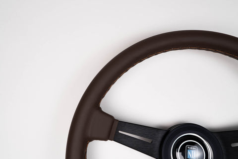 360mm Nardi Classic Brown Leather