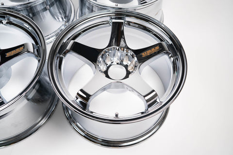 URAS NS-01 17" 9.5J +15 (5x114.3) *Triple Chrome Plated*