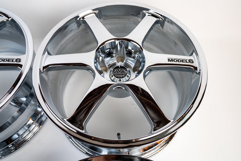Yokohama AVS Model 6 18" 9J +20 (5x114.3) *Triple Chrome Plated*