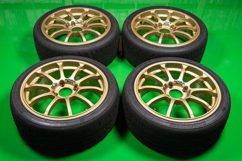 Yokohama Advan RCIII Super Tarmac 17" 7J +45 (4x100) *Bridgestone Potenza RE-71RS Tires Included*