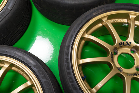 Yokohama Advan RCIII Super Tarmac 17" 7J +45 (4x100) *Bridgestone Potenza RE-71RS Tires Included*