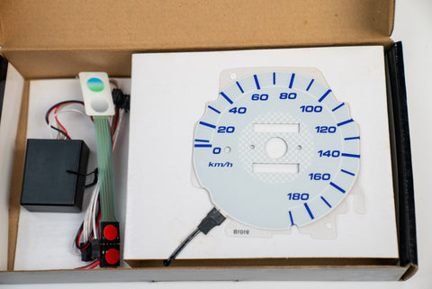 REV Electro Luminescent Gauge Panel Civic EG