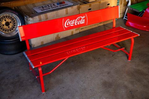 Coca Cola Aluminum Promotional Bench