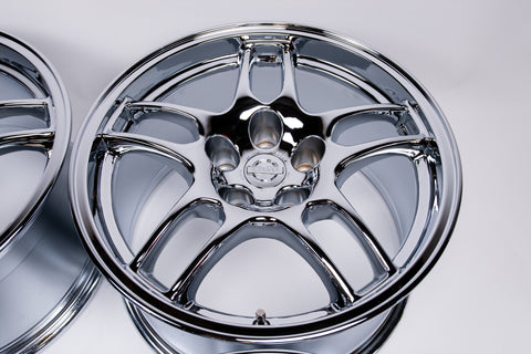 Nissan Skyline R33 GTR 17" 9J +30 (5x114.3) *Triple Chrome*