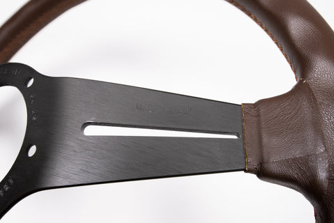 350mm Nardi Classic Deep Corn *Brown Leather*