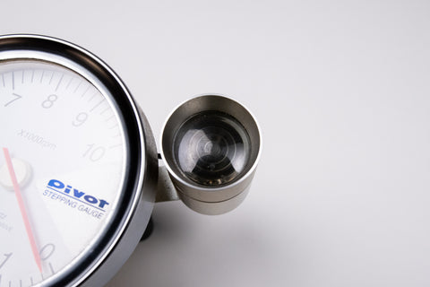 Pivot 80mm Stepping Gauge Tachometer F0