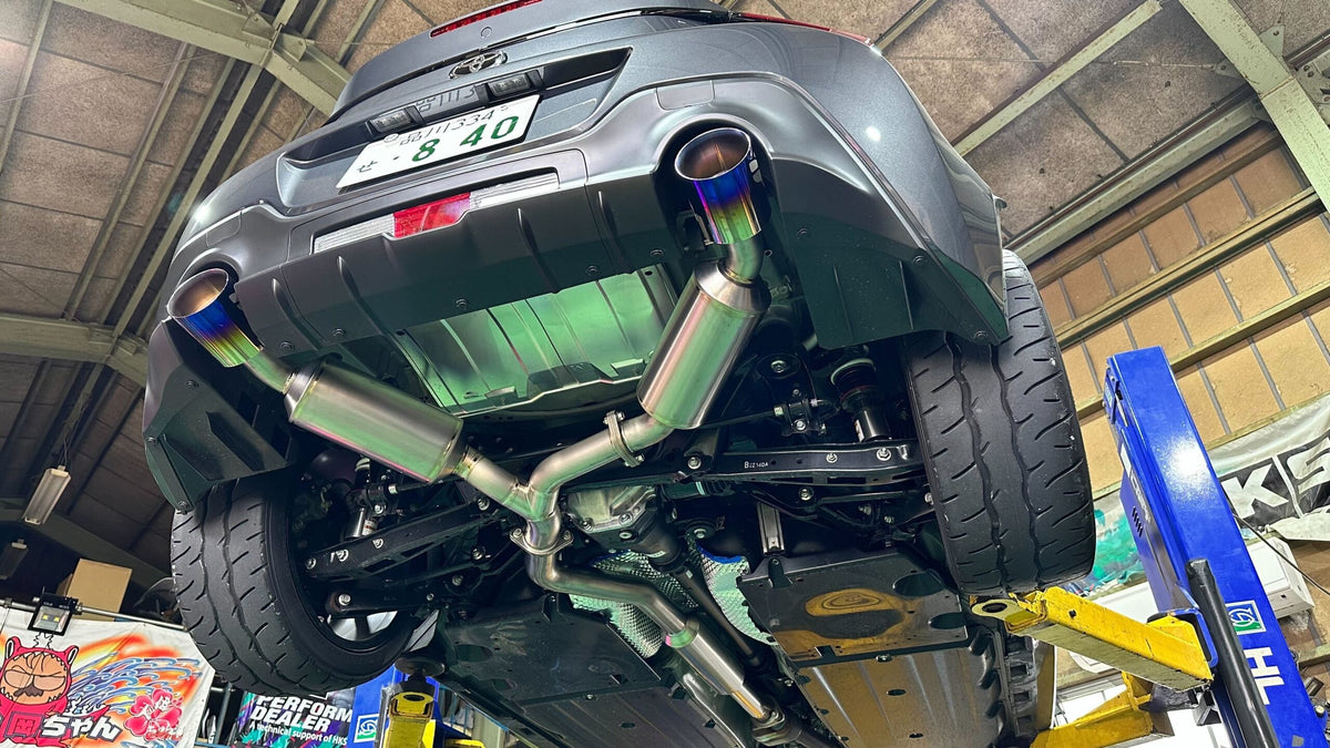 Yashio Factory Toyota GR86 (ZN8) Super Silent Titanium Muffler