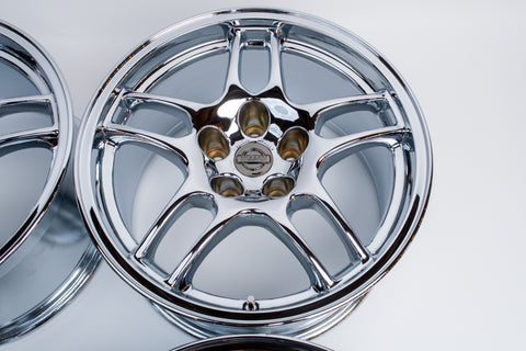 R33 GTR 17" 9J +30 (5x114.3) *Triple Chrome Plated*