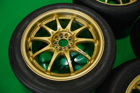 Volk Racing CE28N 17” 9J +43 (5x100) *ADVAN A052 Tires Included*
