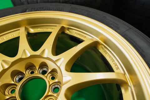 Volk Racing CE28N 17” 9J +43 (5x100) *ADVAN A052 Tires Included*