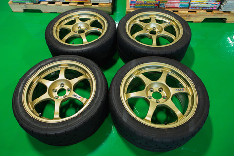 SSR Type C 17” 8.5J +48 (5x100) *ADVAN A052 Tires Included*