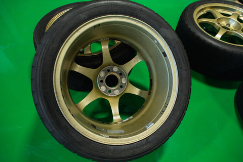SSR Type C 17” 8.5J +48 (5x100) *ADVAN A052 Tires Included*